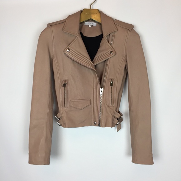 IRO Hanaspe Leather Motorcycle Jacket \\ Sz XS - Picture 2 of 8